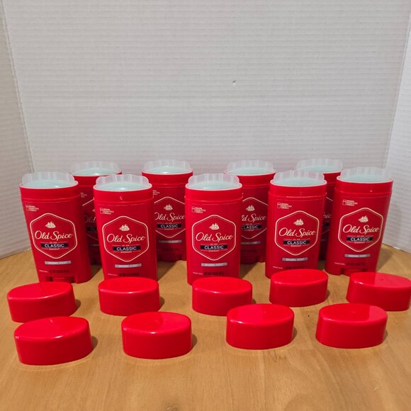 Lot of 9 Old Spice Classic Deodorant Original Scent Round Stick Formula New - Picture 2 of 6